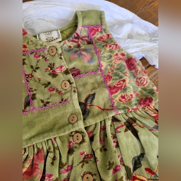 Cornellki Toddler Girls Dress Vintage Style Size: 2 - Picture 3 of 11